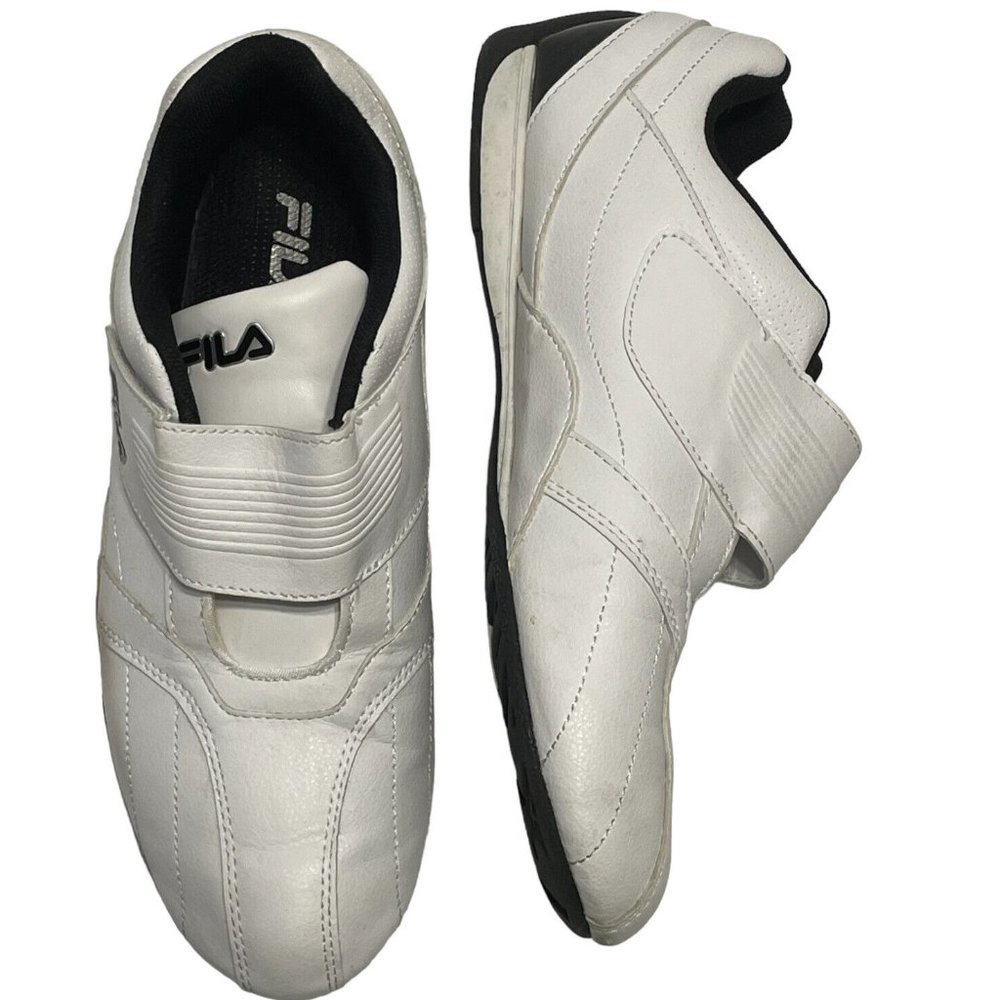 fila mens sz 9.5 Model 1SD10530–102 white sneaker Running Shoe Size Walking